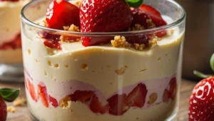 Strawberry Cheesecake Pudding