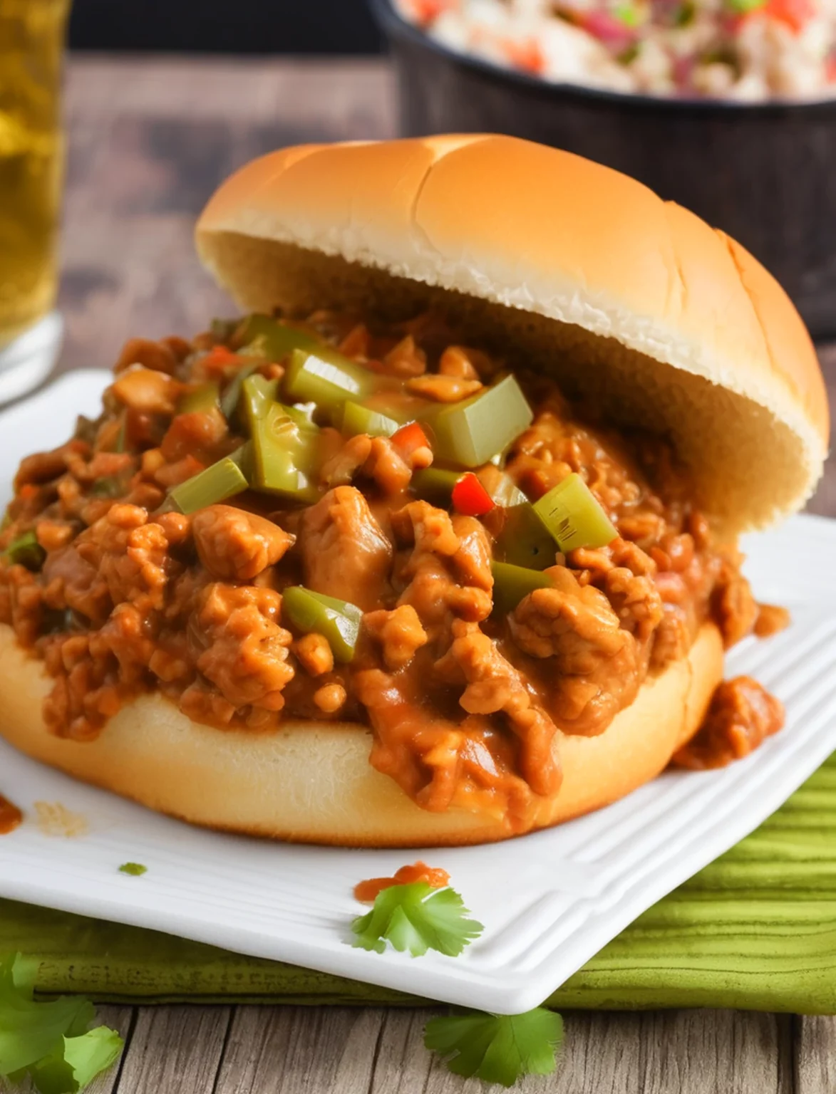 chicken gumbo sloppy joes