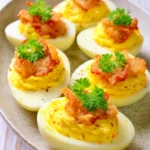 Smoked and Fried Deviled Eggs