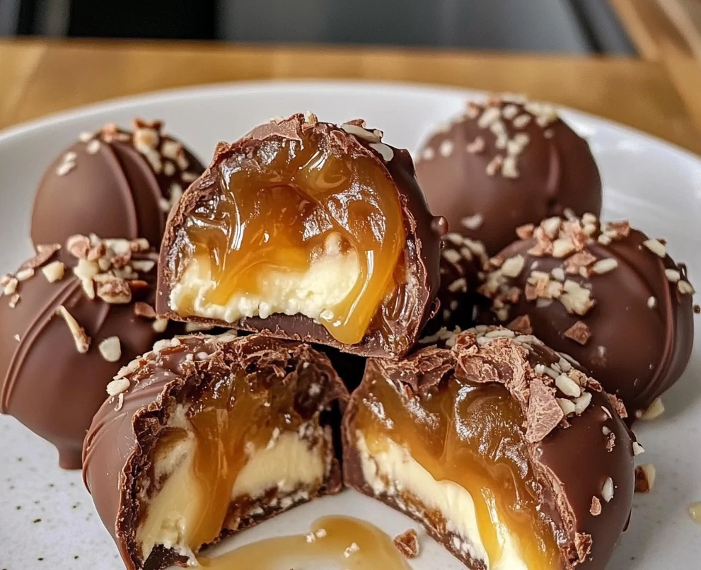 Caramel-Infused Cream Cheese Truffles