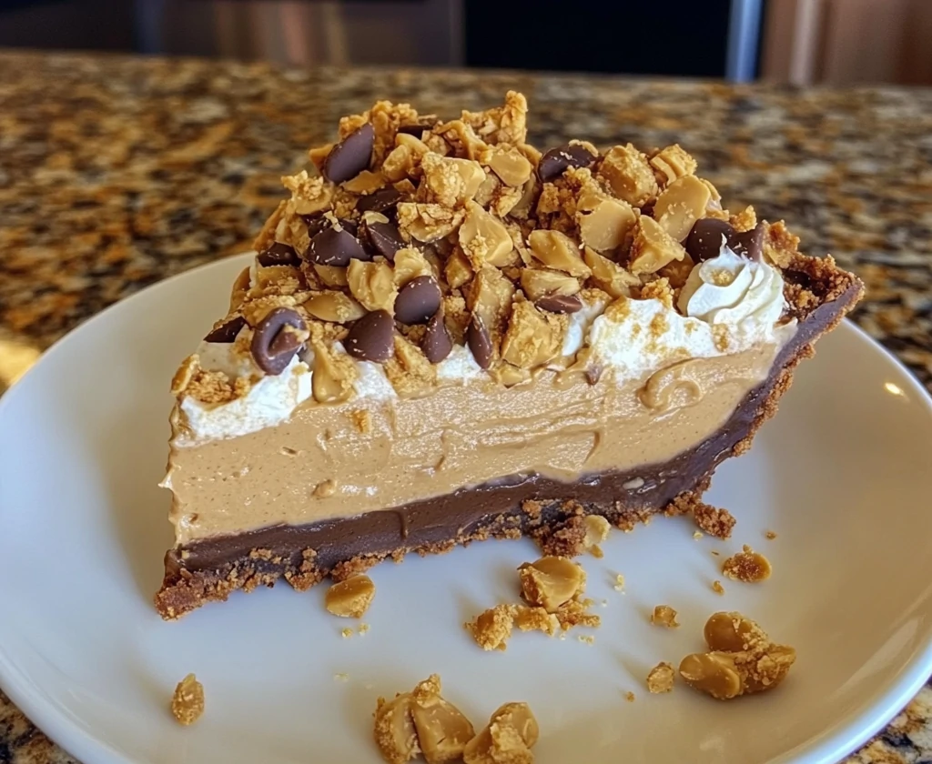 No-Bake Peanut Butter Pie