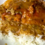 Smothered Chicken and Rice recipe