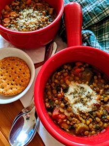 spicy vegan lentil soup recipe