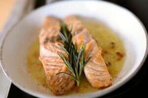 baked salmon with herbs recipe