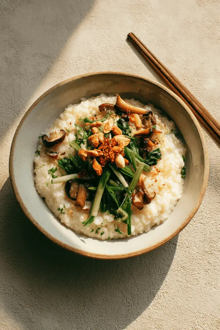 Easy congee recipe for cozy mornings