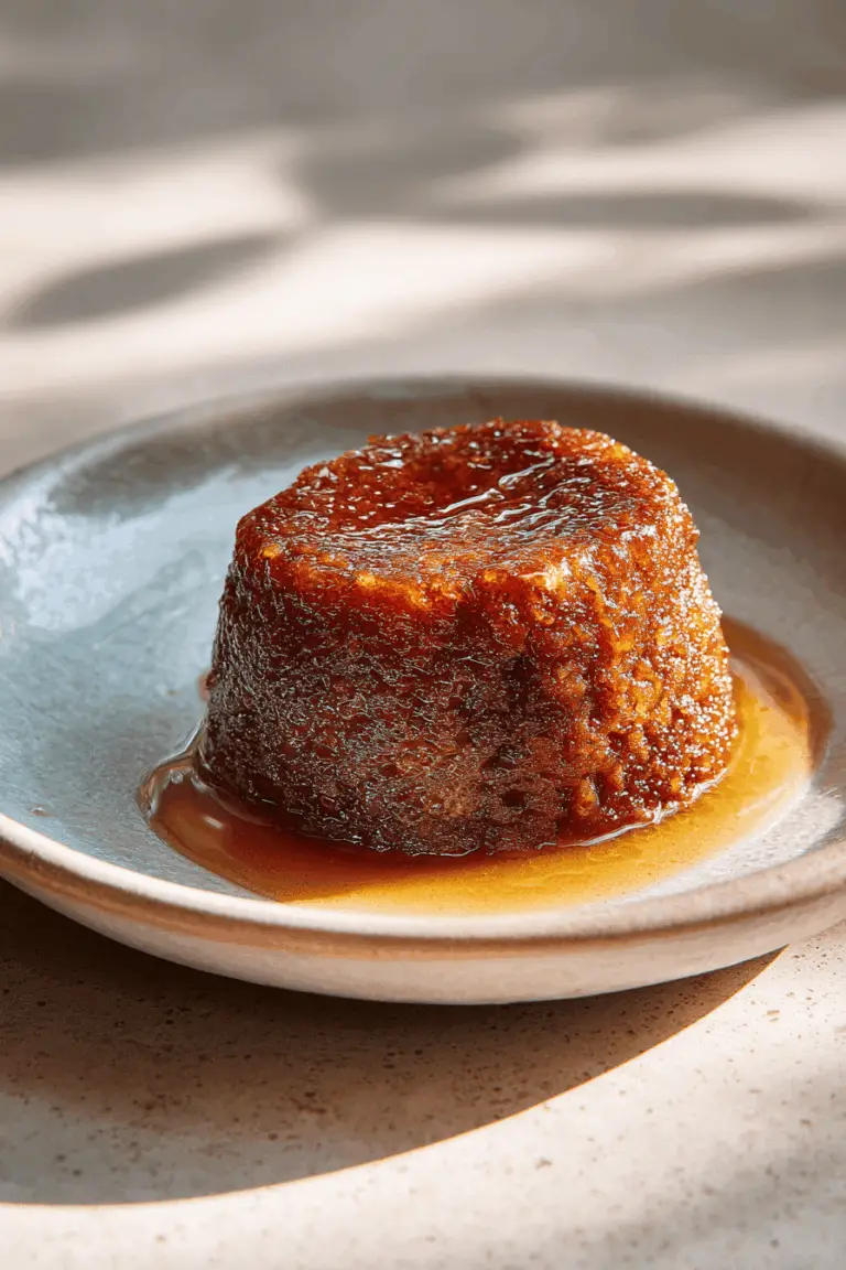 Easy malva pudding recipe with caramel sauce