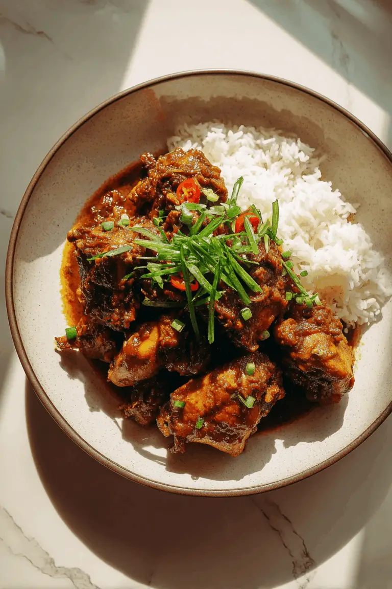 Easy brown stew chicken recipe for dinner