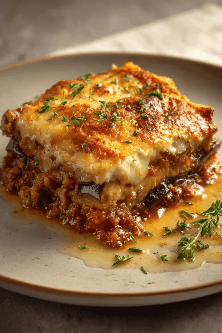 Best moussaka recipe for a hearty dinner