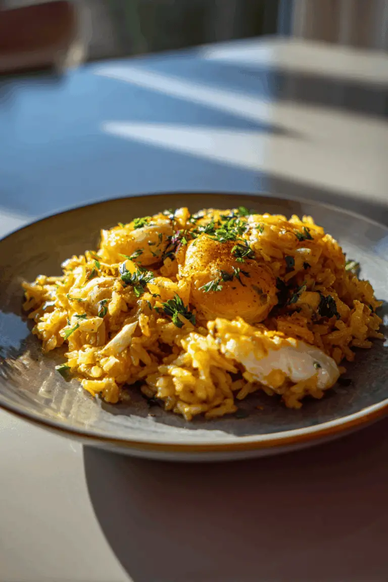 Easy kedgeree recipe with smoked fish