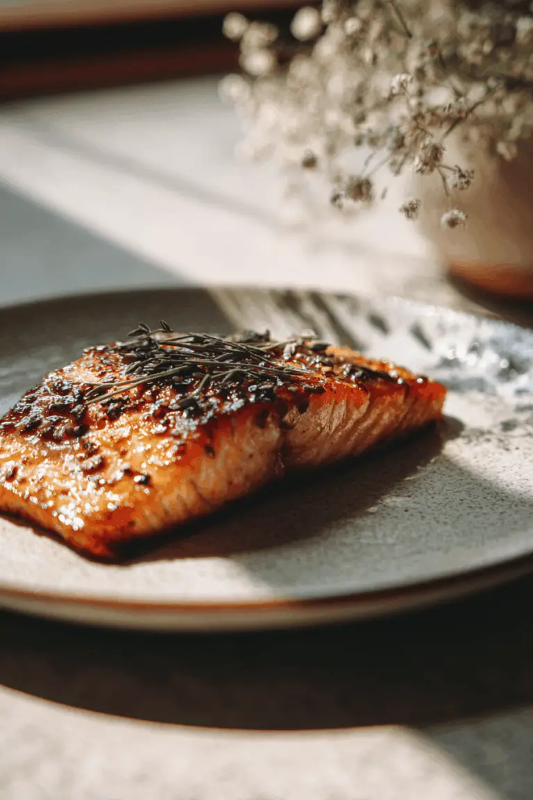 Easy miso salmon recipe with glaze