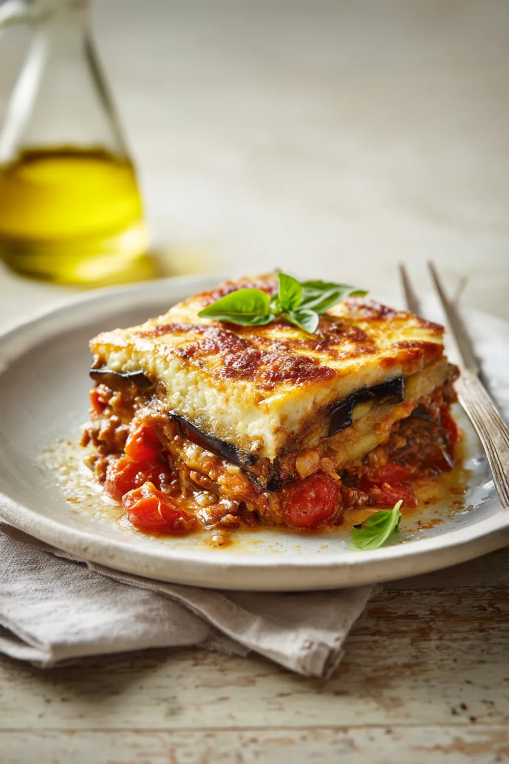 Best moussaka recipe with eggplant and lamb