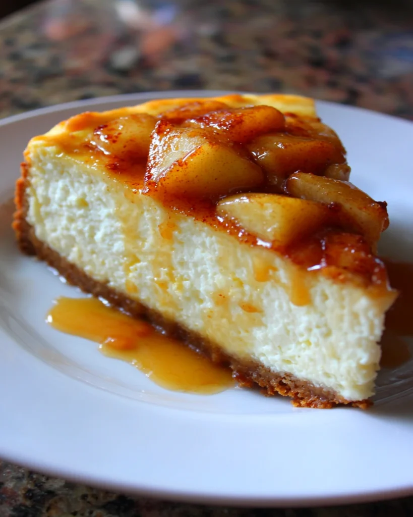 Caramel Apple Cheesecake Recipe Easy Dessert