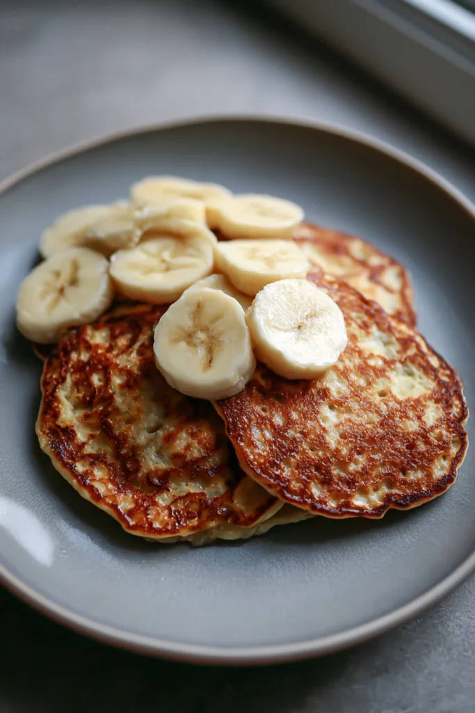 Easy banana pancakes recipe for fluffy breakfast