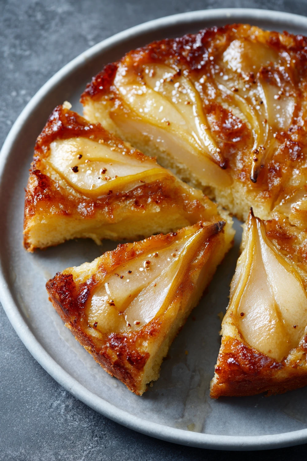 Brown Butter Pear Cake Recipe