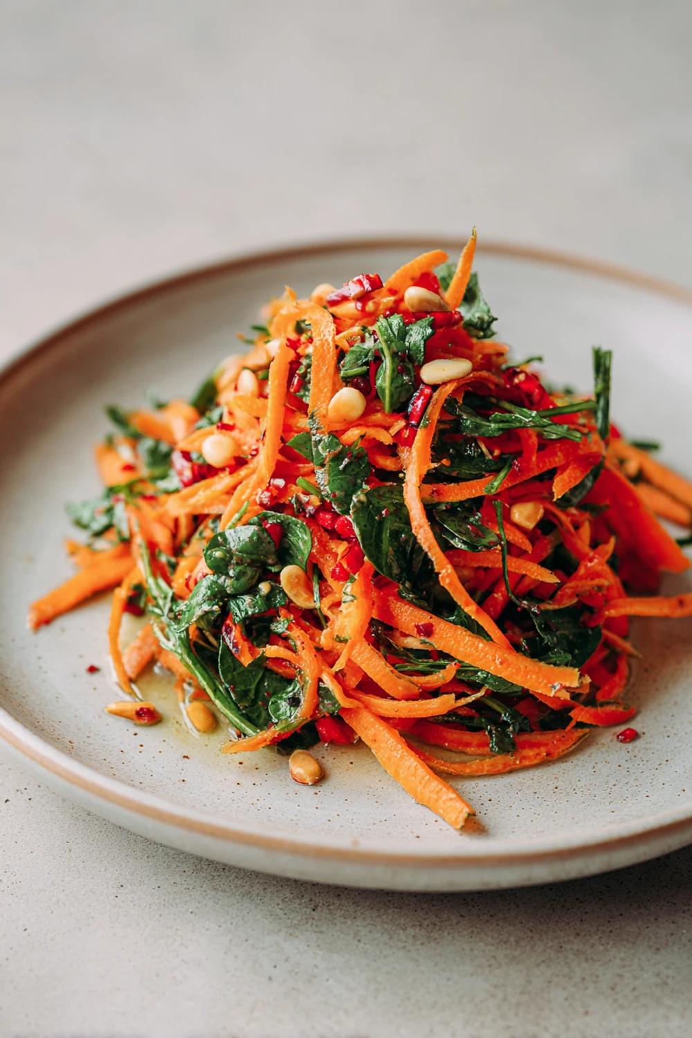 Easy carrot salad recipe with fresh herbs recipe