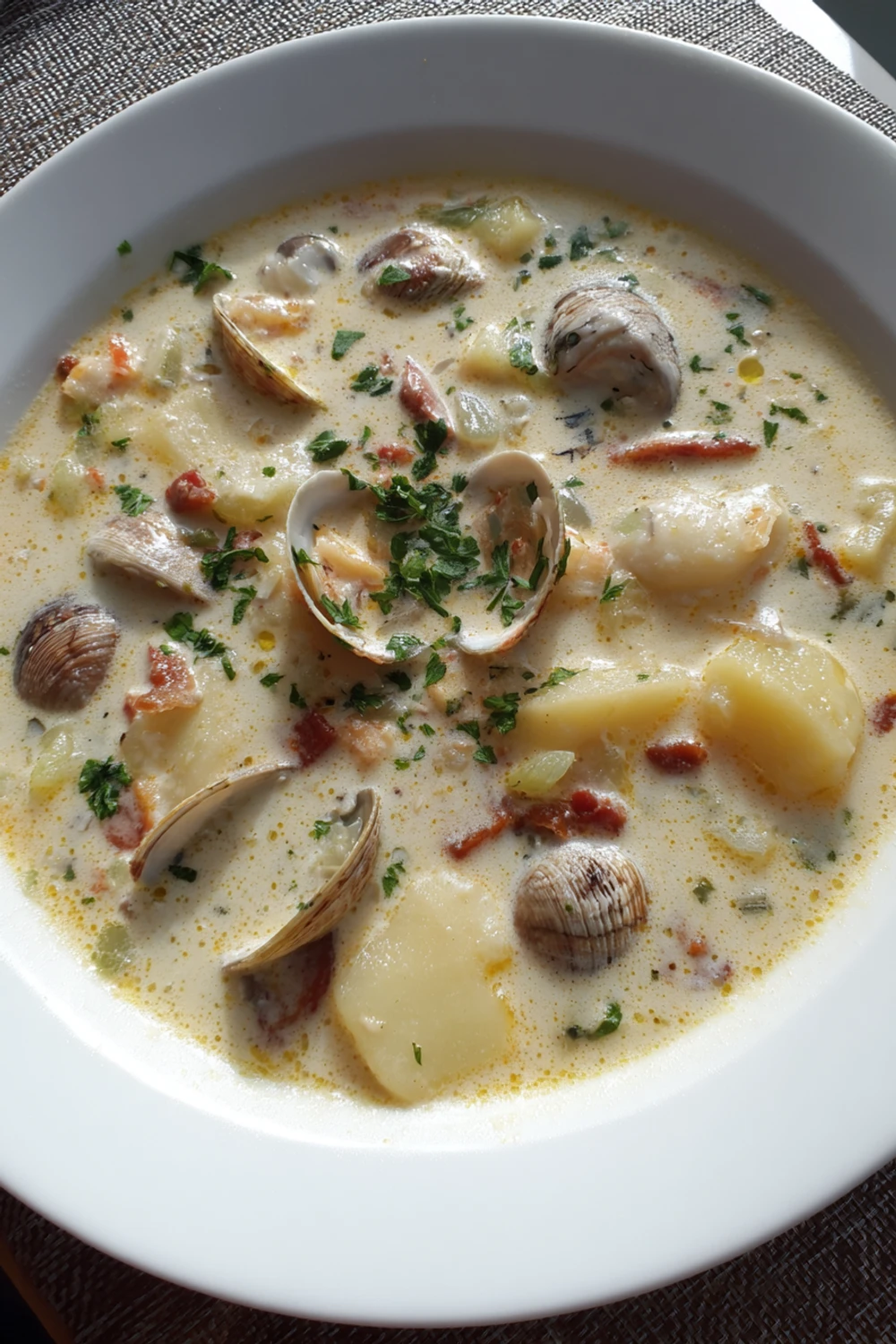 Clam Chowder Recipe With Bacon recipe