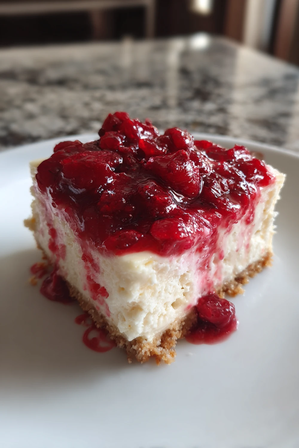 Cranberry Cheesecake Recipe Easy Dessert recipe