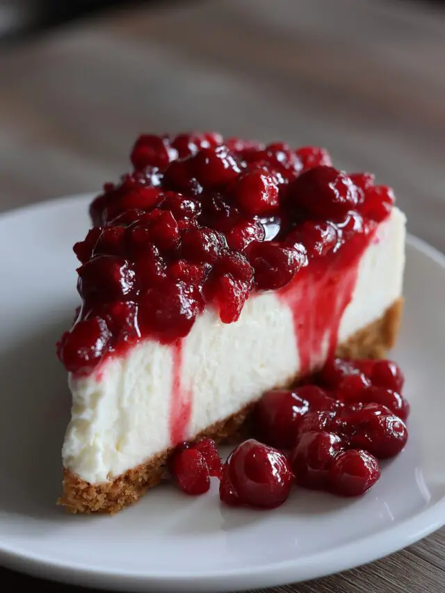Cranberry Cheesecake Recipe