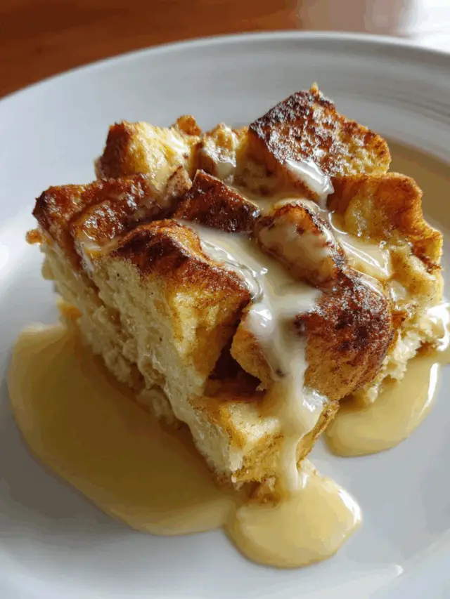 Easy Eggnog Bread Pudding Recipe