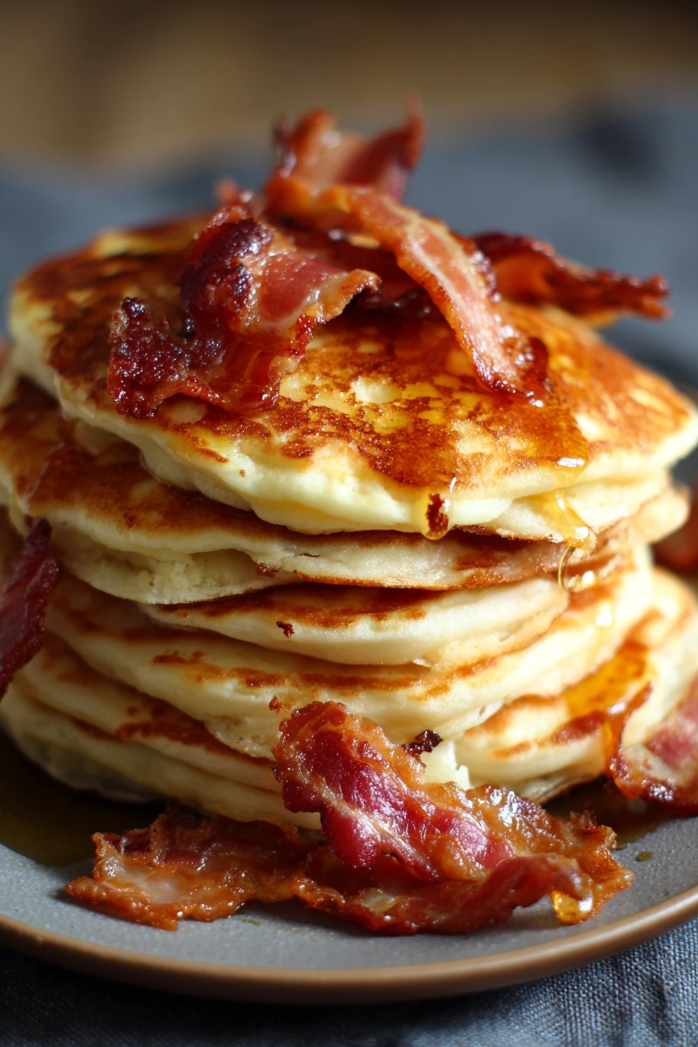 Maple Bacon Pancakes recipe