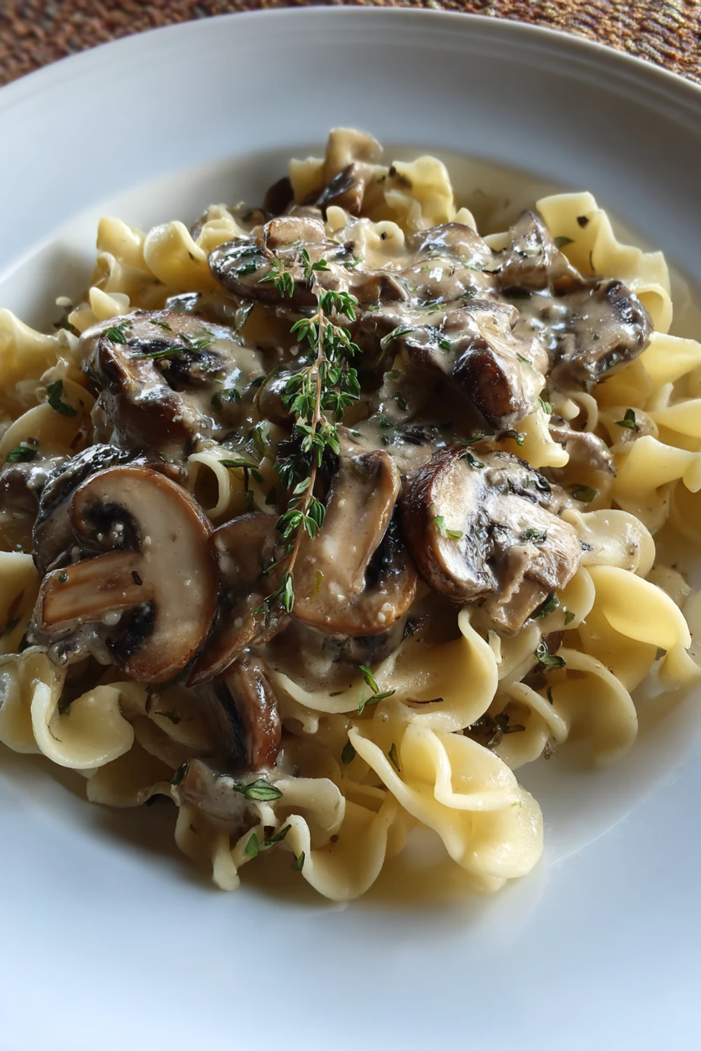Easy Mushroom Stroganoff Recipe
