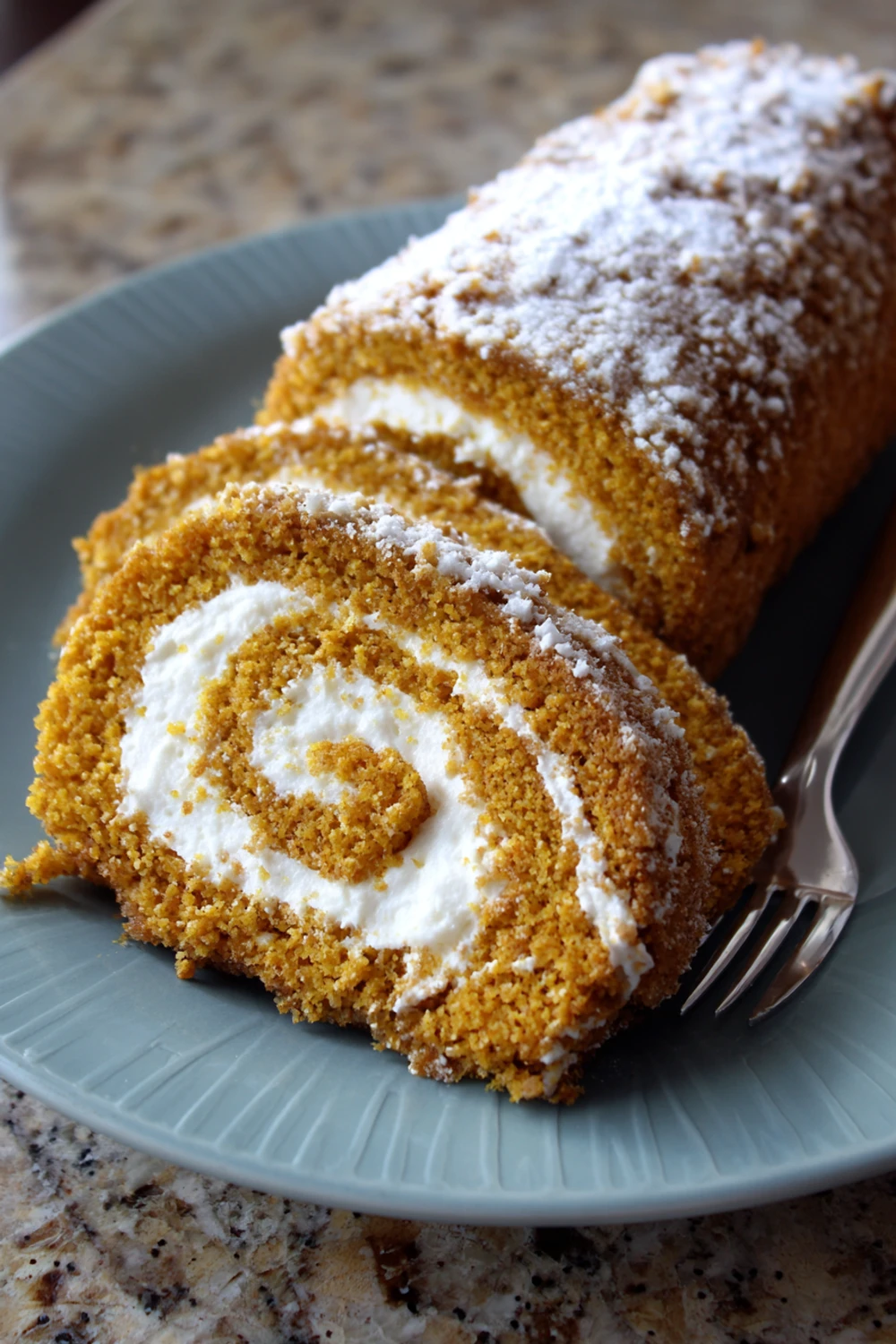 Easy Pumpkin Roll Cake Recipe recipe