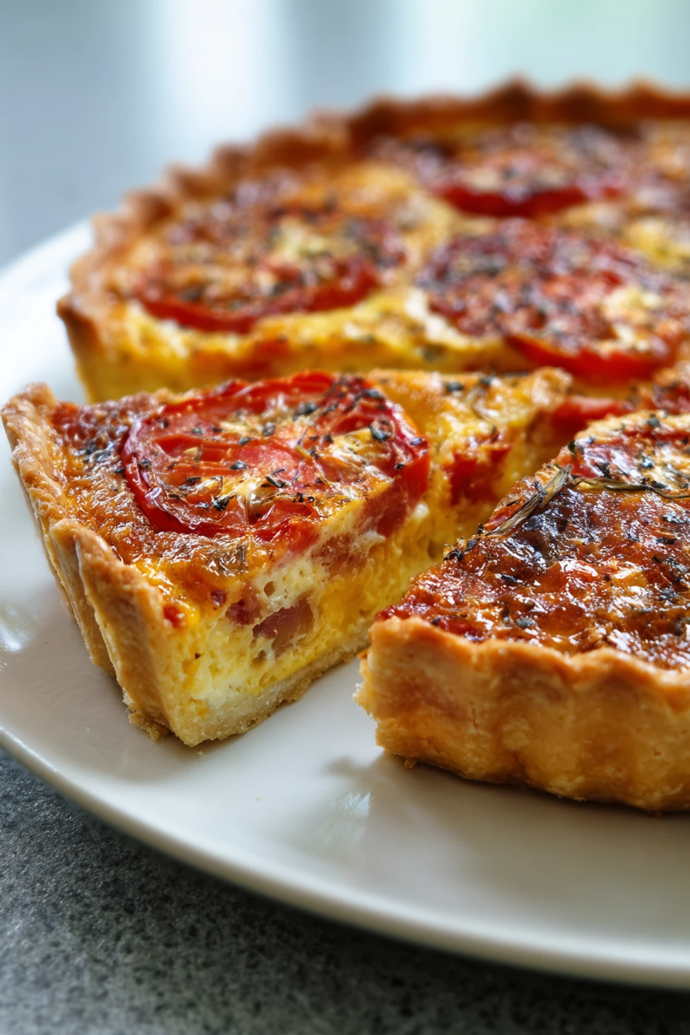 Tarte aux Moutarde French Tomato Mustard Pie Recipe recipe