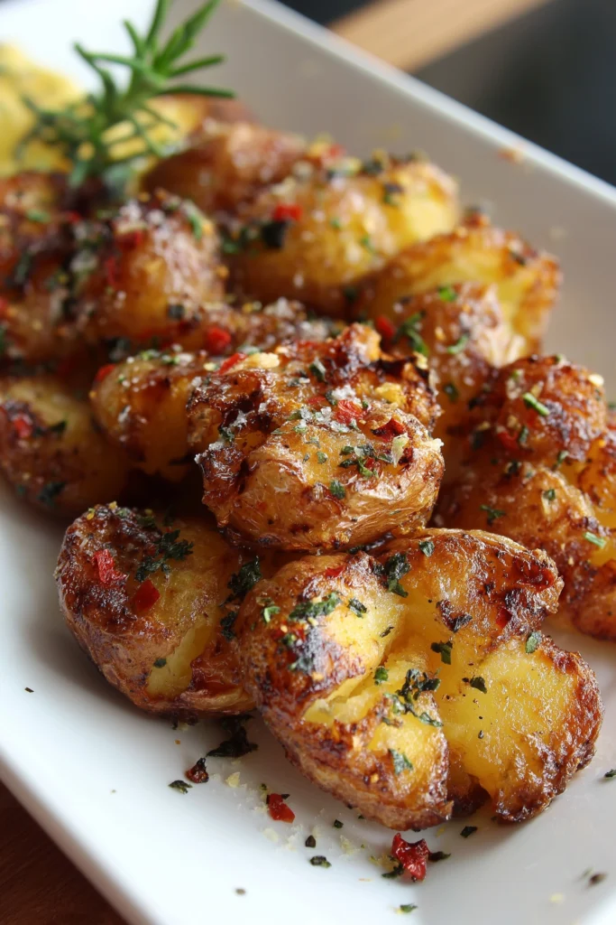 Crispy Smashed Potatoes Recipe