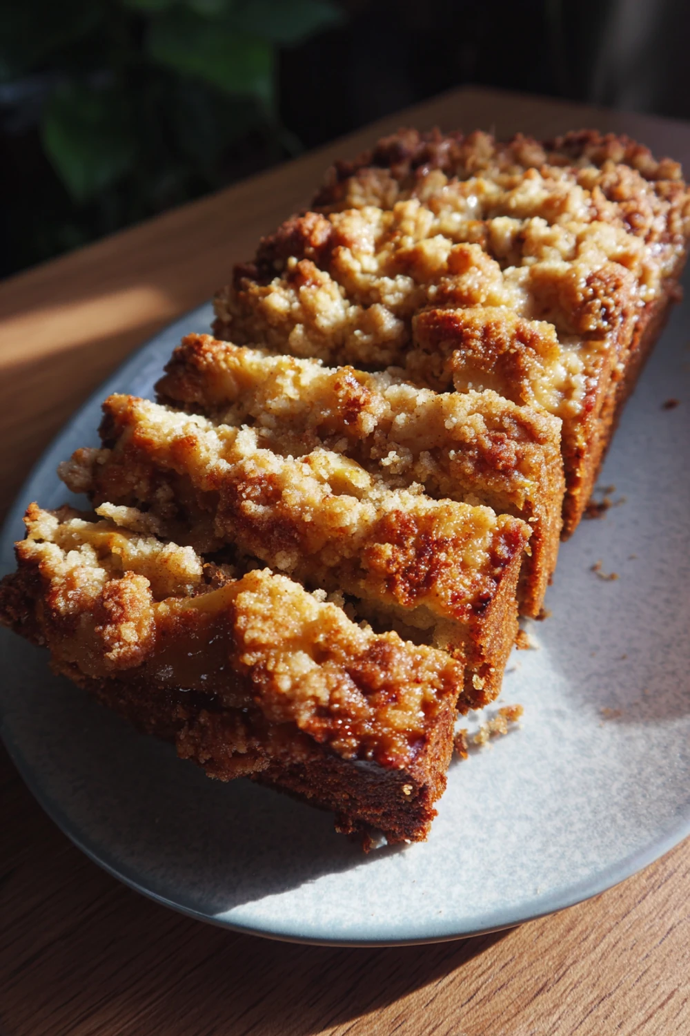 Easy Apple Crumble Loaf Recipe recipe