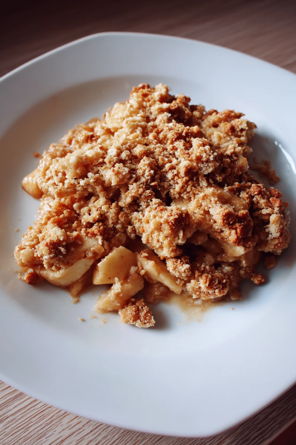 Easy Apple Crumble With Oat Topping Recipe recipe