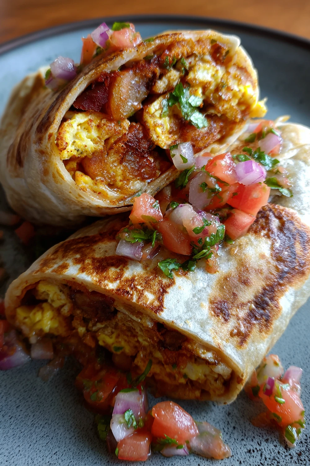 Easy Breakfast Burrito With Salsa Recipe recipe