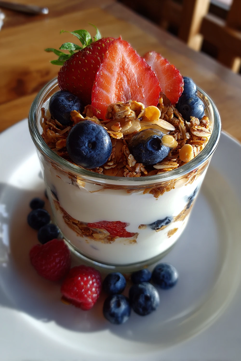Breakfast Parfait With Granola Recipe recipe