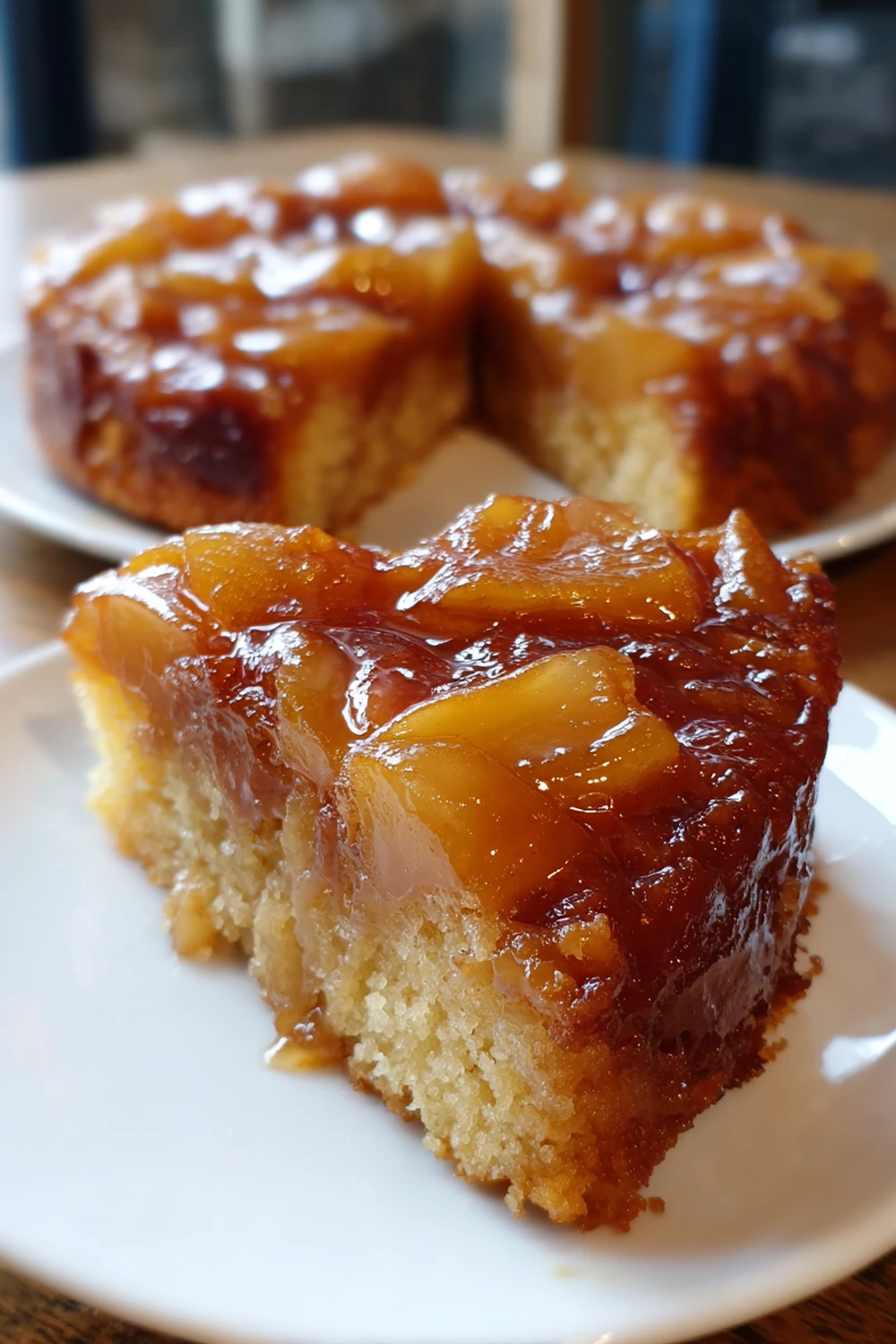 Caramel Apple Upside Down Cake recipe