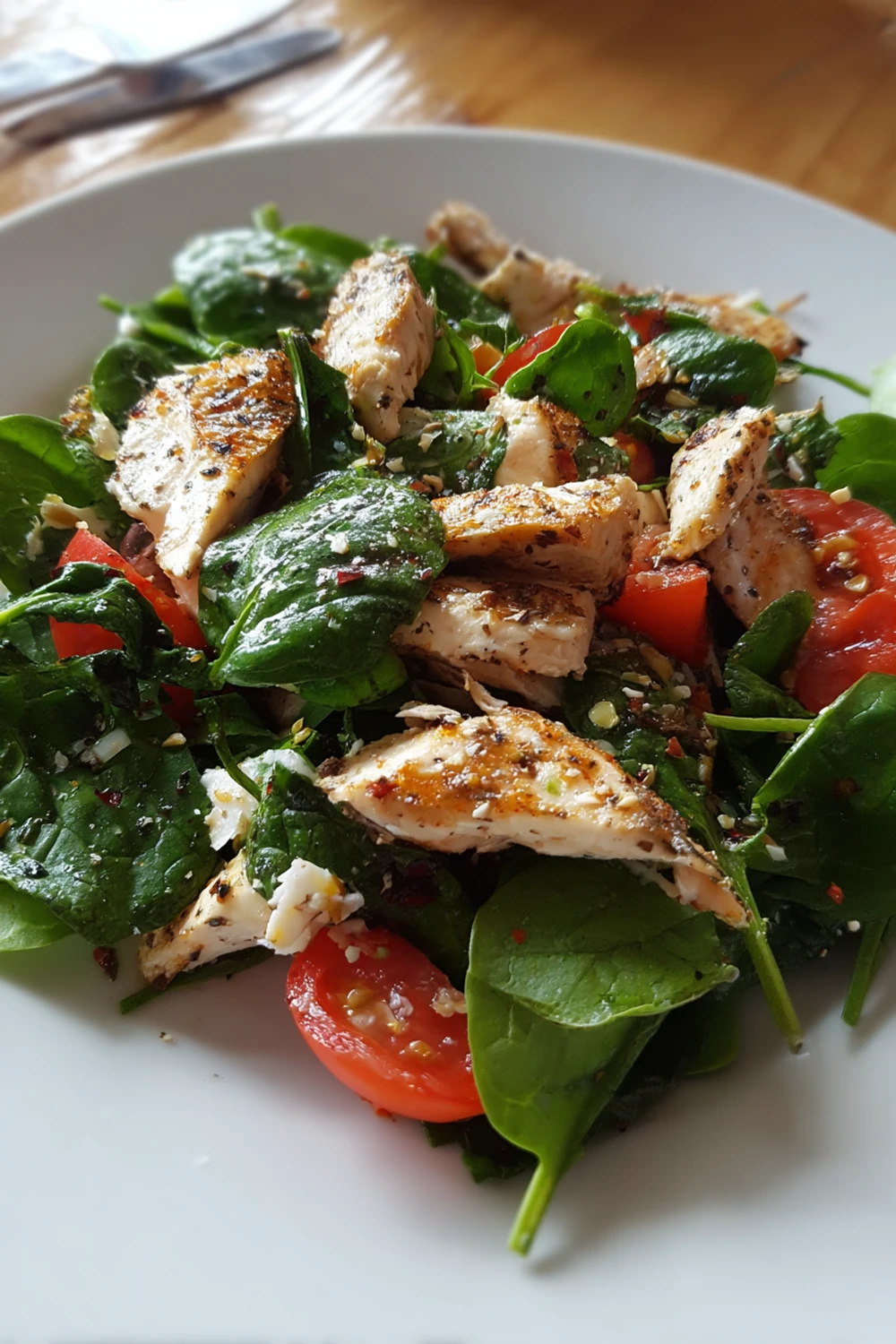 Chicken And Spinach Salad Recipe recipe