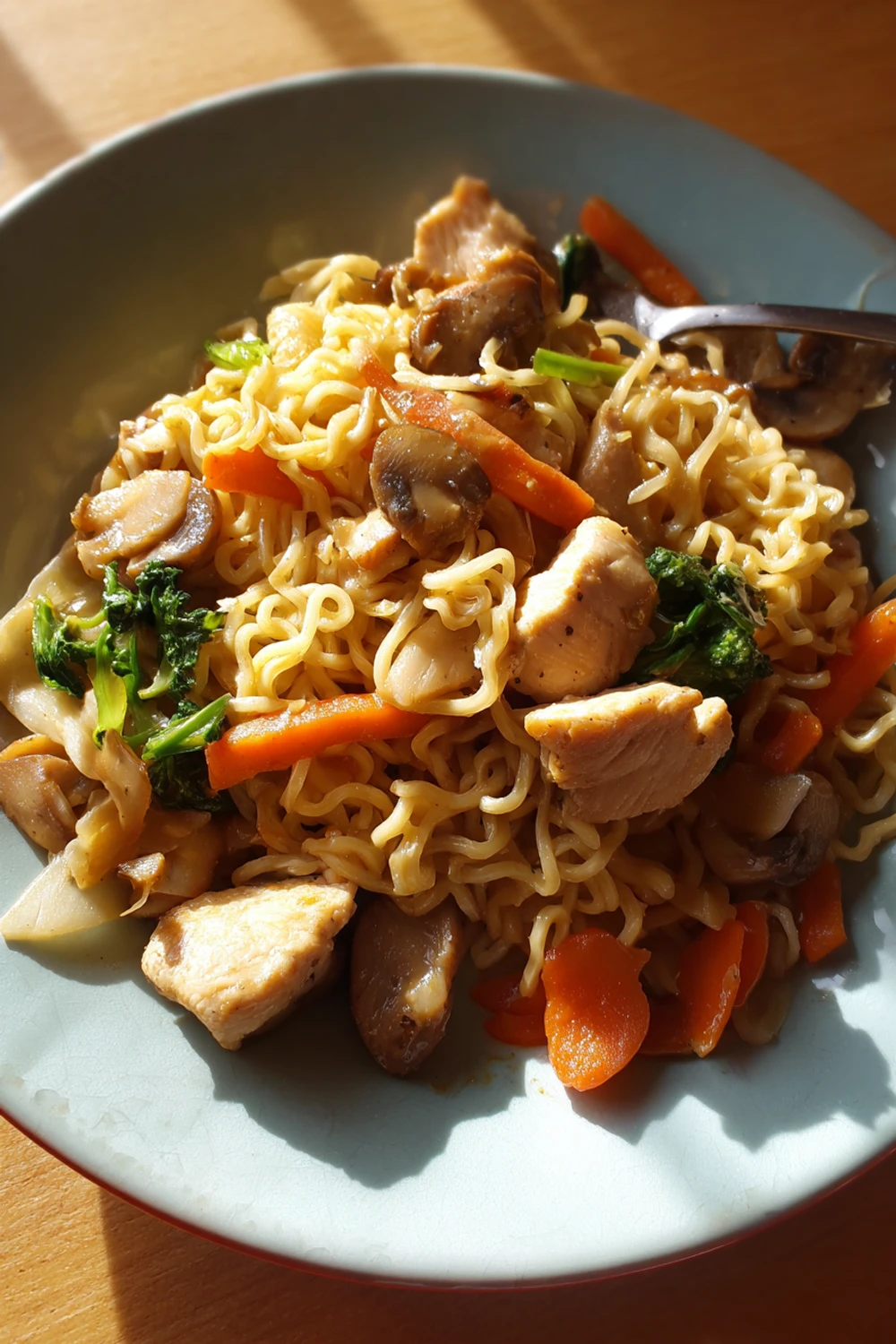 Easy Chicken Ramen Stir Fry Recipe recipe