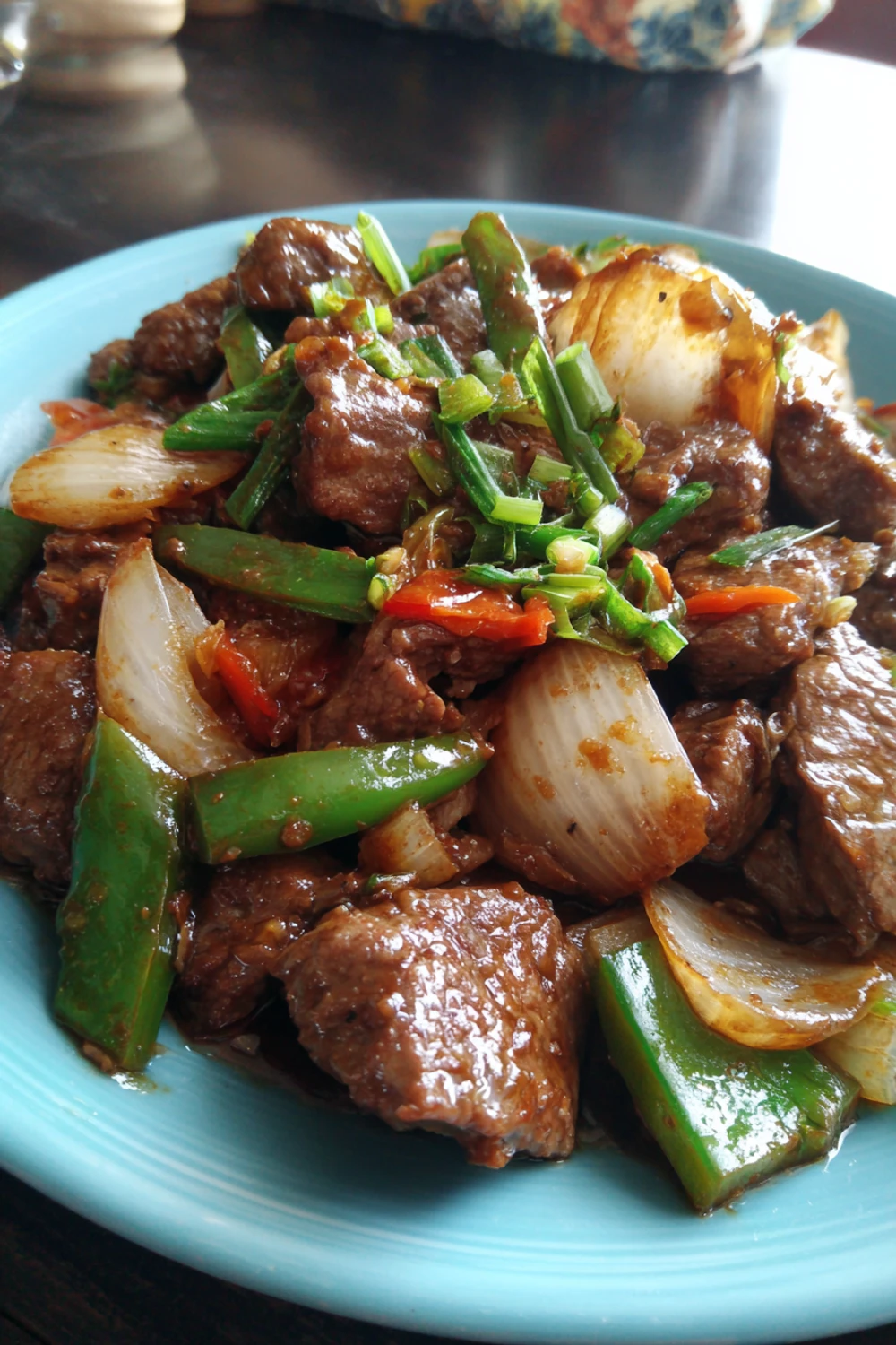 Easy Chinese Pepper Steak with Onions recipe
