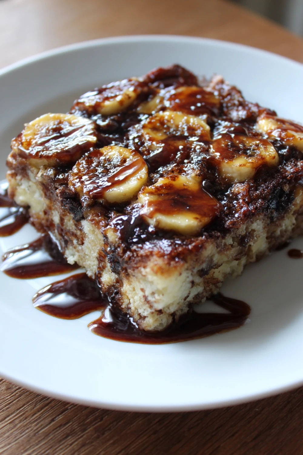 Chocolate-Banana Pancake Breakfast Casserole recipe