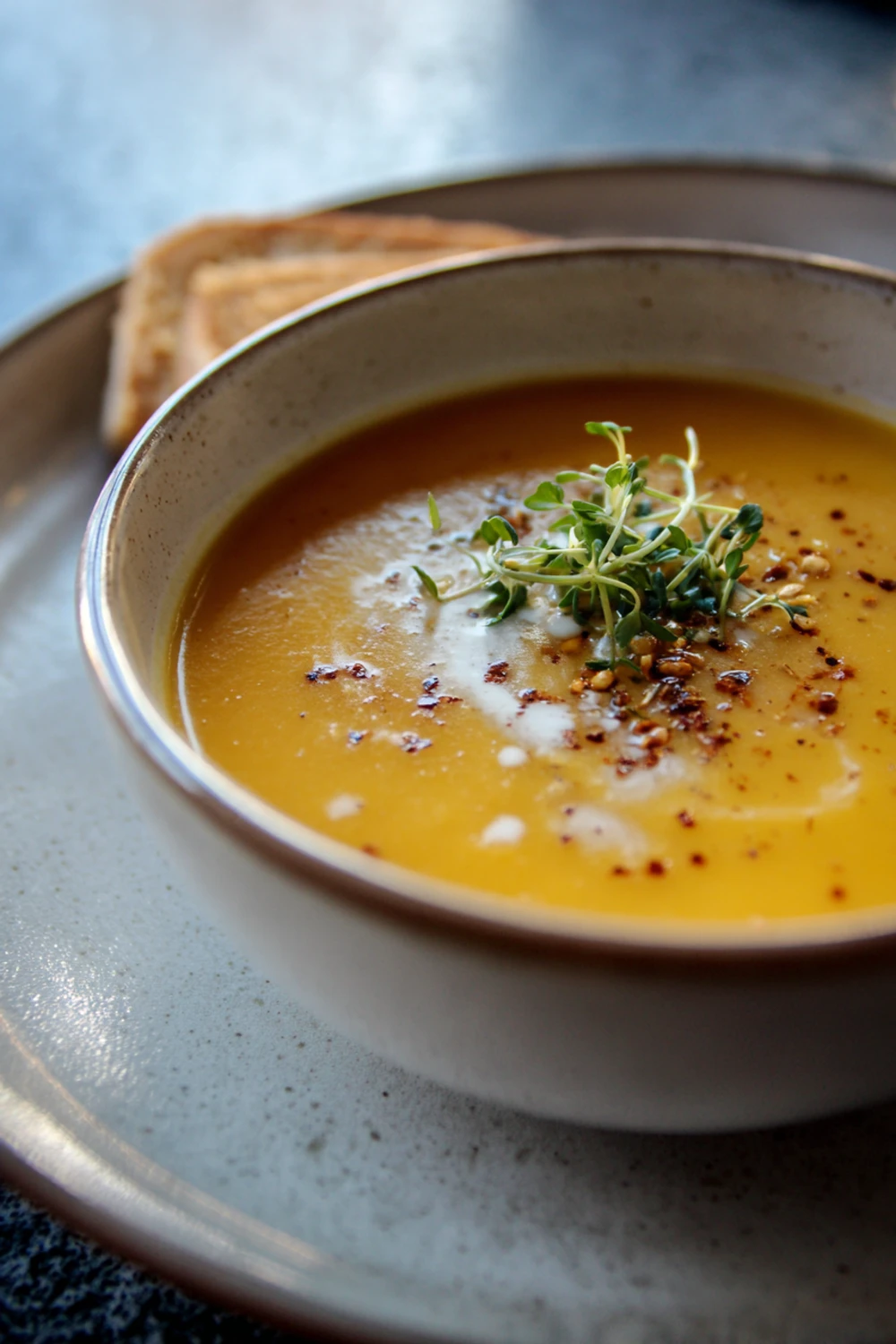 Coconut Curry Butternut Squash Soup recipe