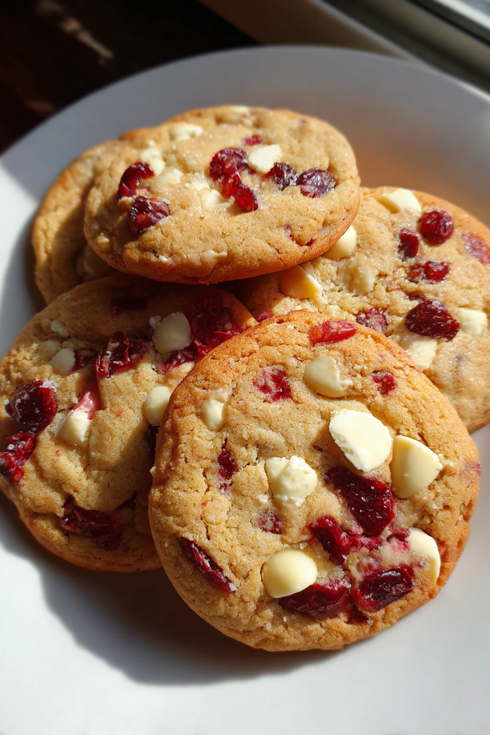 Cranberry White Chocolate Cookies recipe
