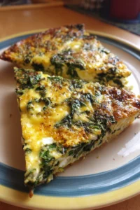 Easy Crustless Spinach Quiche Recipe