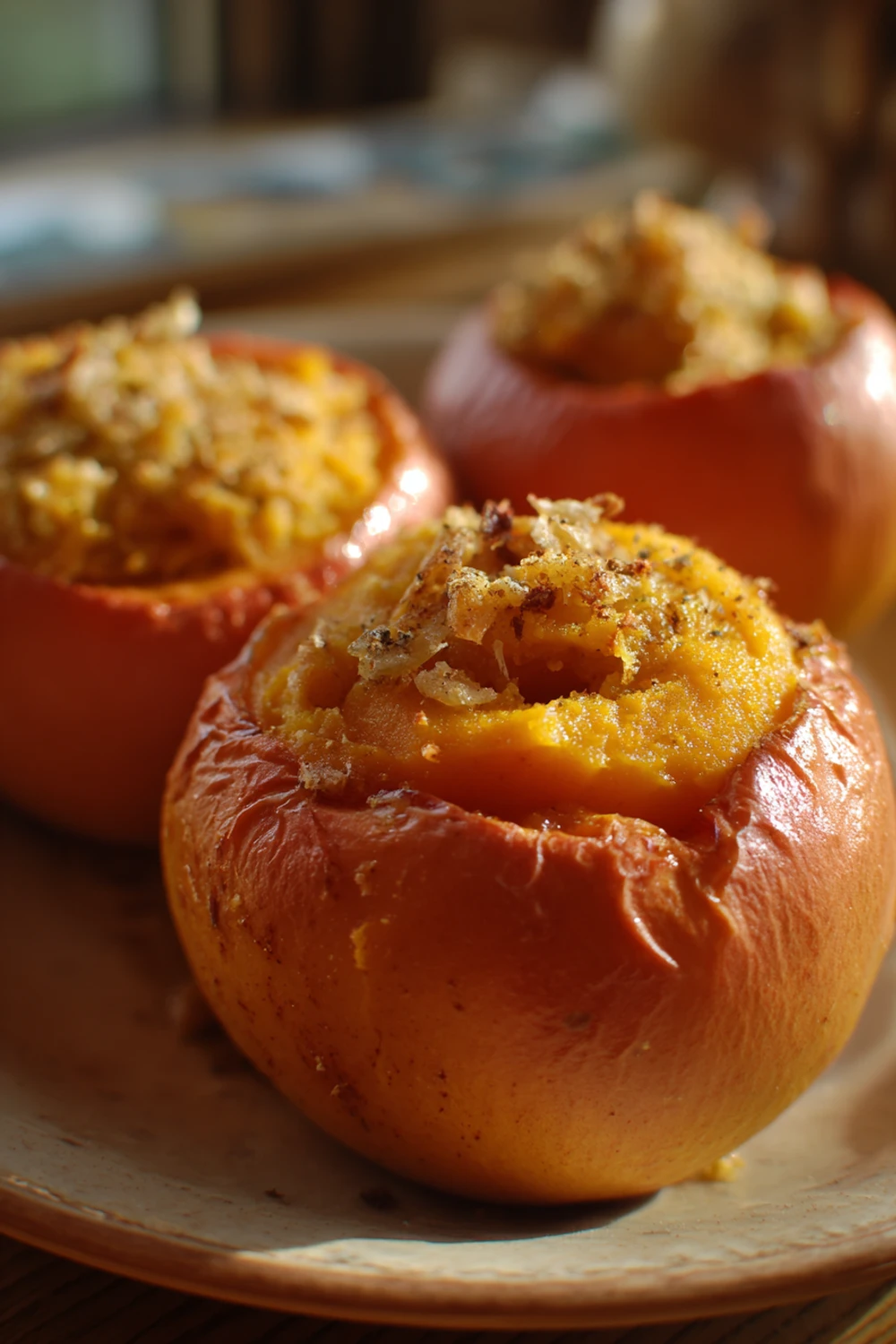 Delicious Pumpkin Pie Stuffed Baked Apples recipe