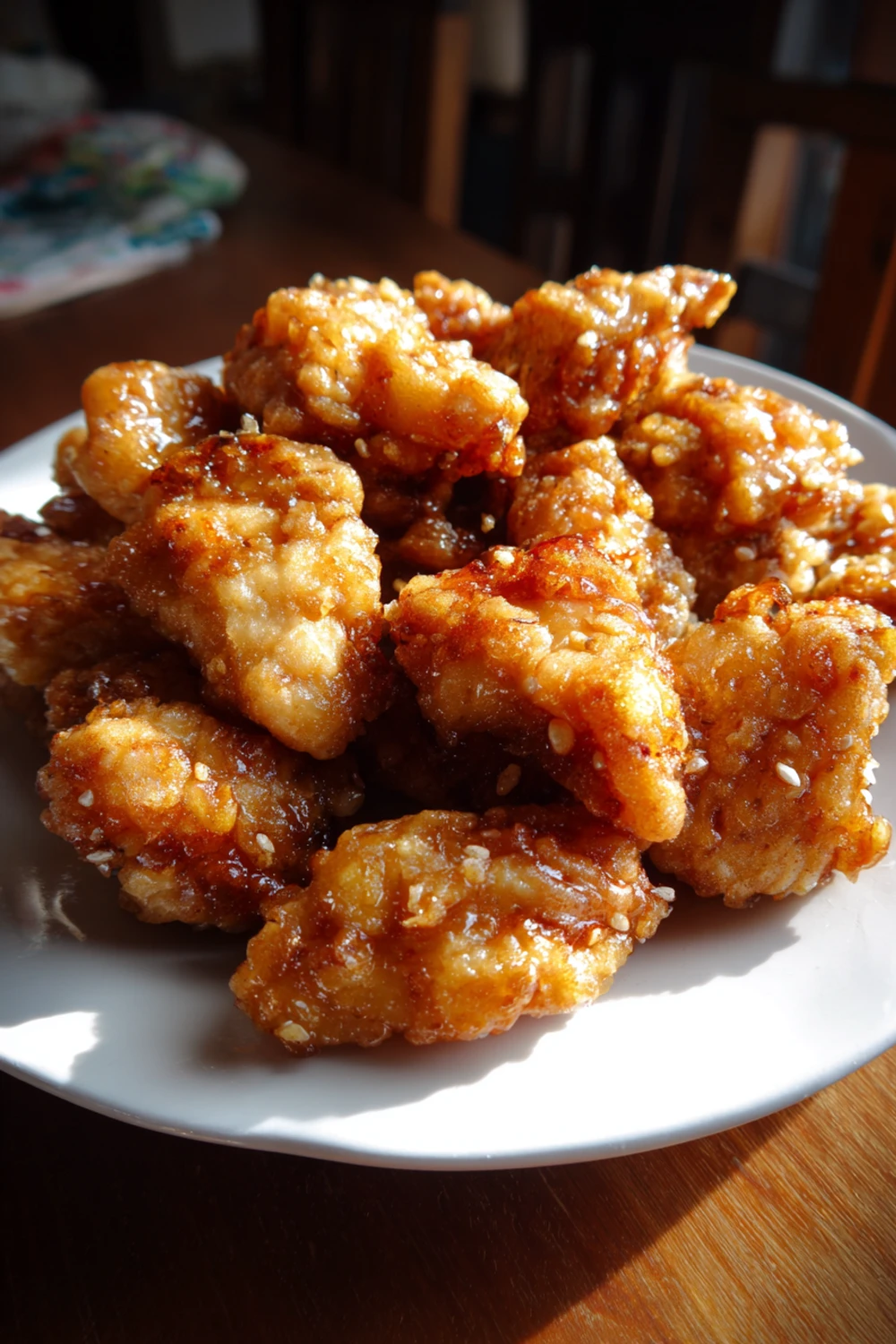 Crispy Garlic Honey Chicken Recipe recipe