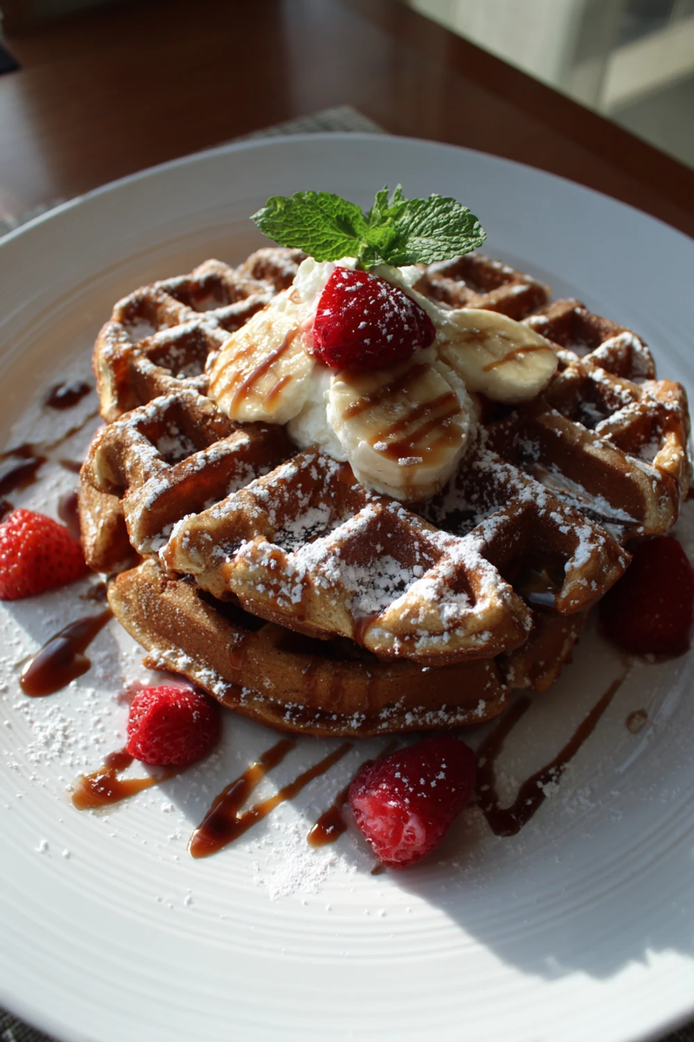 Gingerbread Waffles Recipe For Holidays recipe
