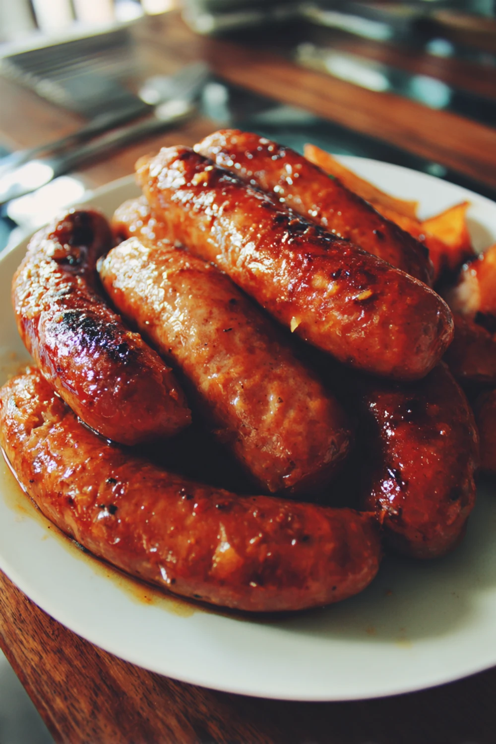 Honey Garlic Sausage Sweet Potatoes Recipe recipe