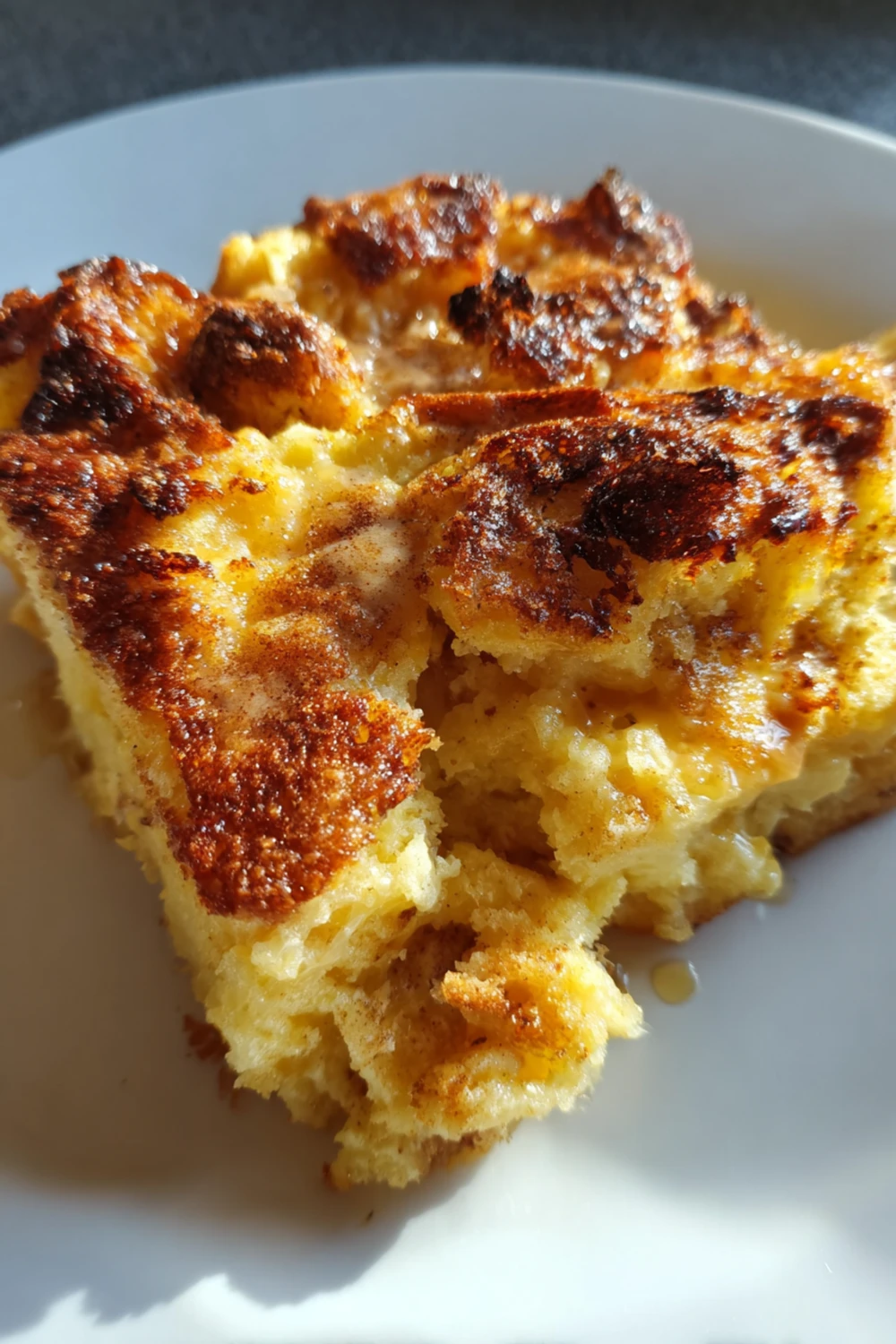 Overnight Eggnog French Toast Casserole recipe