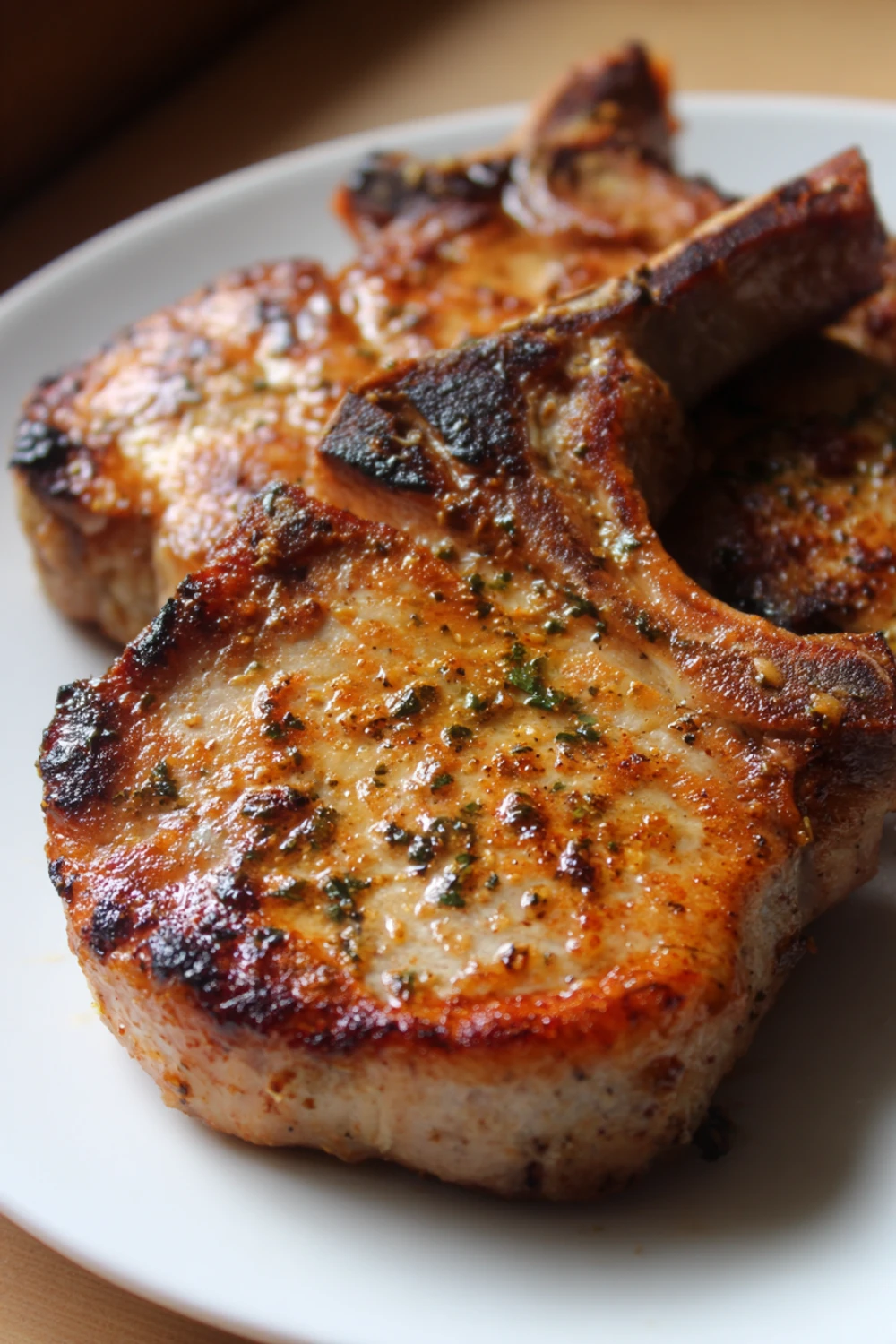 Pan Fried Pork Chops recipe