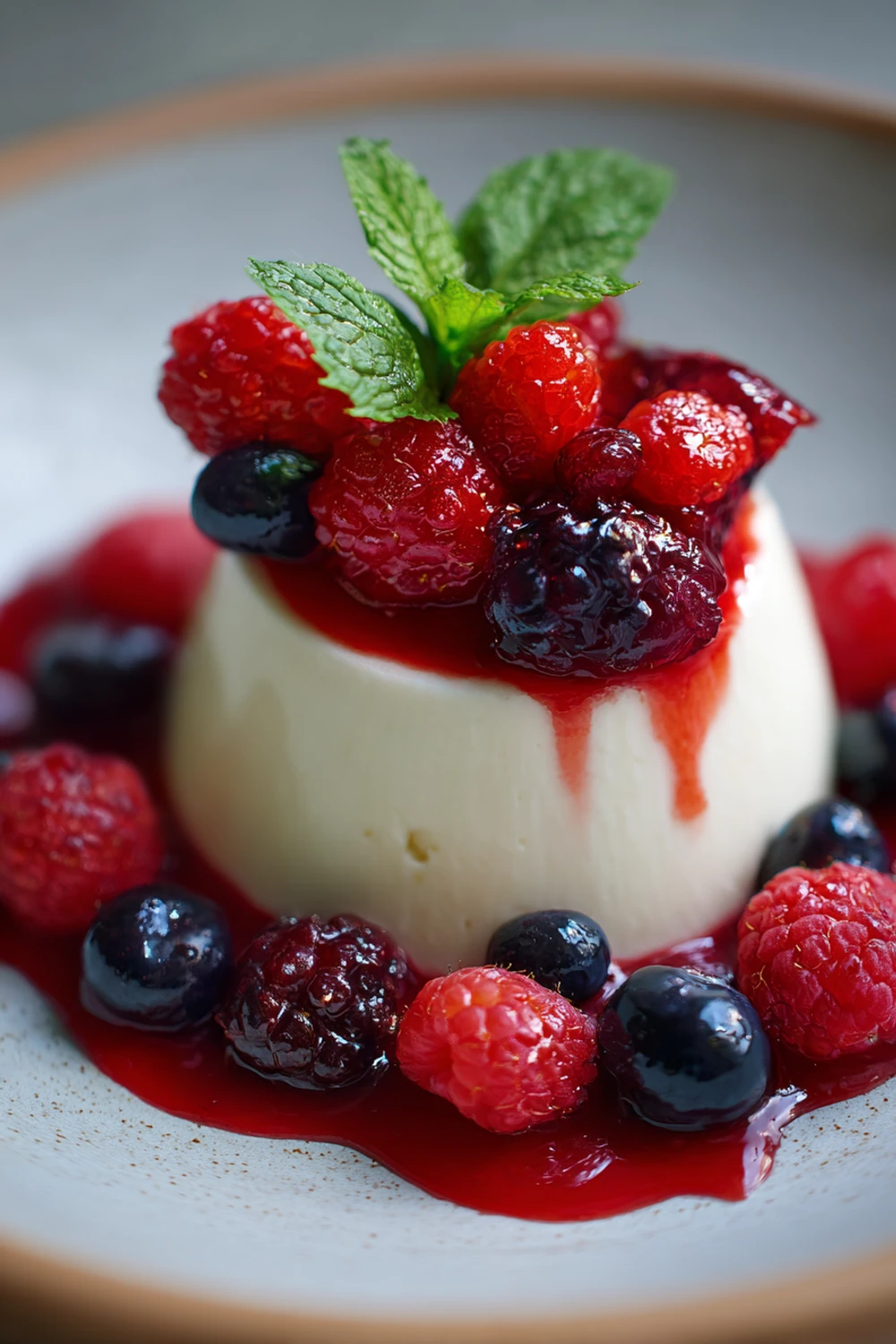 Panna Cotta With Berries Recipe recipe