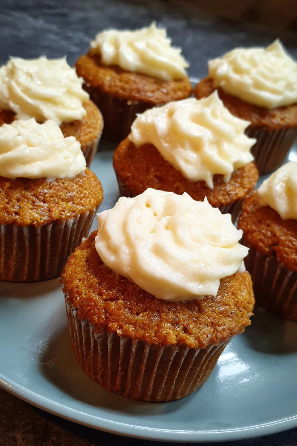 Pumpkin Cupcakes With Cream Cheese Frosting recipe