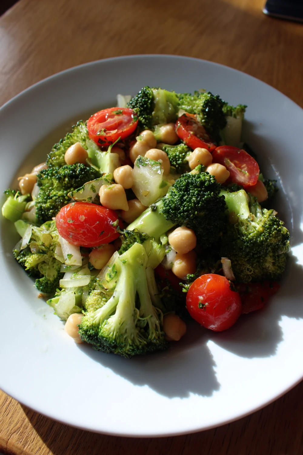 Broccoli Chickpea Salad Recipe recipe