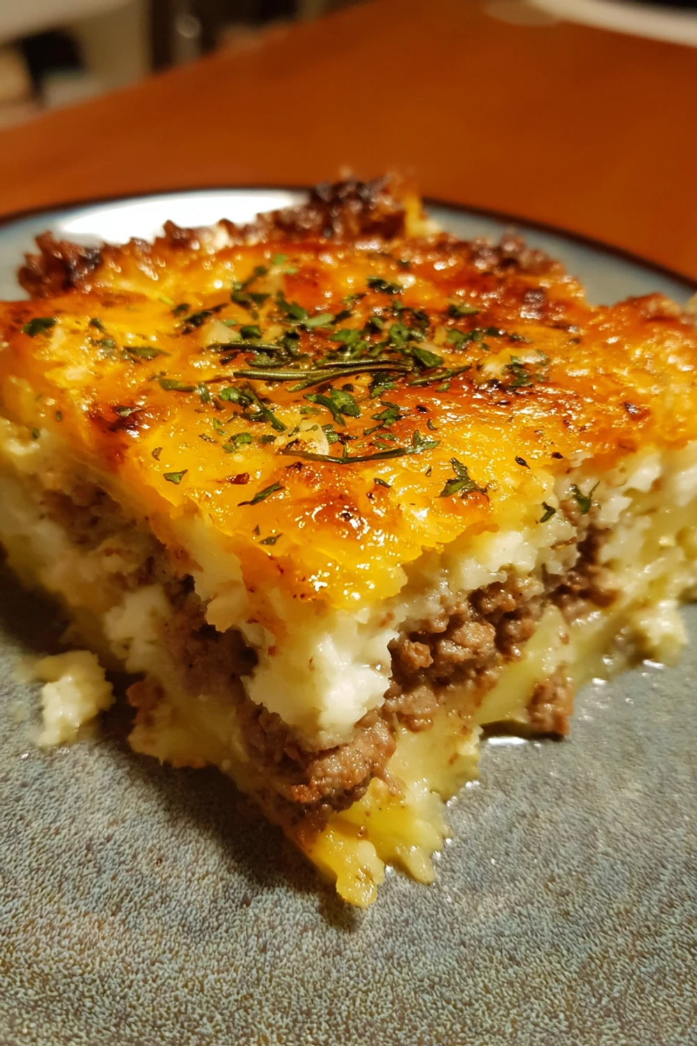 Cheesy Ground Beef Potato Casserole Recipe recipe